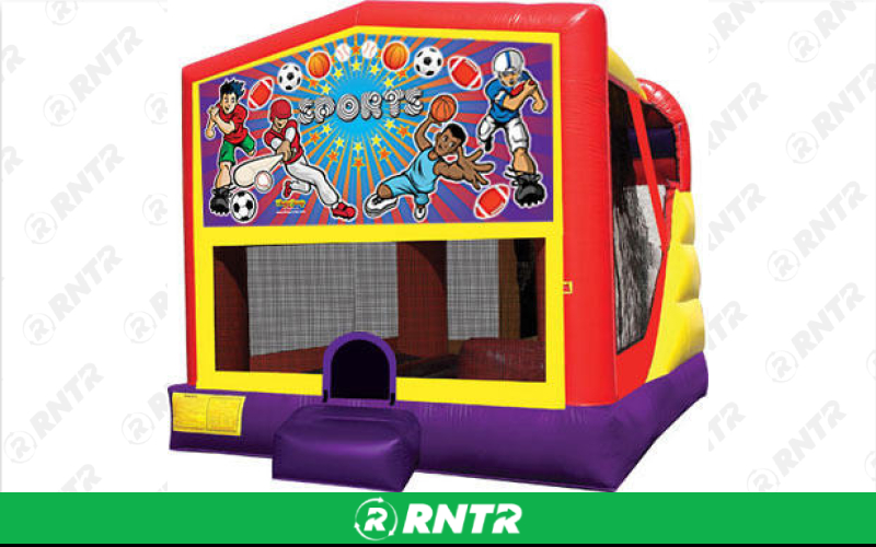 Generic All Sport Bounce House with Slide (16 x 21) – For rent in Vancouver, Washington – Bounce-n-Battle | RNTR.com – Image 1 of 1