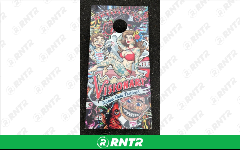 Generic Asbury Park Artistic Corn Hole Boards – For rent in Howell, New Jersey – Mr. Happy Party Rentals | RNTR.com – Image 3 of 3
