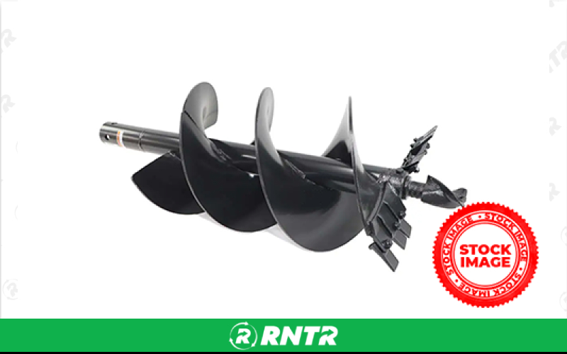 Generic AUGER BIT, 18" - Skid Steer / Mini Skid - ROUND DRIVE – For rent in Broadview Heights, Ohio – Broadview Rental | RNTR.com – Image 1 of 1