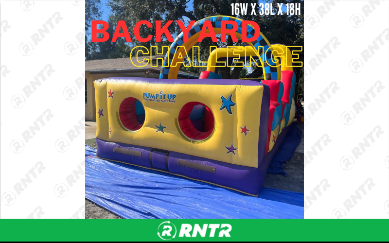 Generic Backyard Challenge 16W x 38L x 18H – For rent in sarasota, florida – Joyland Rentals | RNTR.com – Image 1