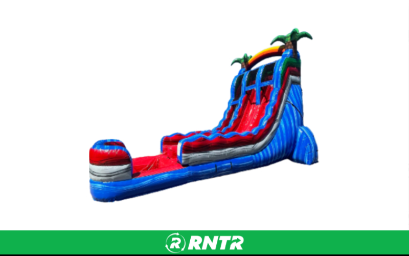 Generic Baja Blast Dual Lane Inflatable Super Slide – For rent in chattanooga, tennessee – Edgeway Events | RNTR.com – Image 1