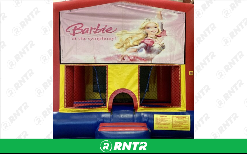 Generic Barbie Banner – For rent in mangonia-park, florida – kids bounce 4 fun | RNTR.com – Image 1