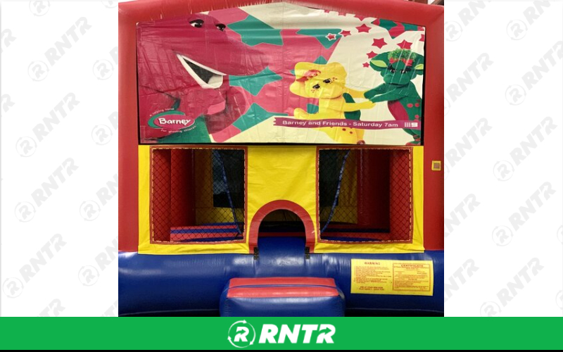 Generic Barney Banner – For rent in mangonia-park, florida – kids bounce 4 fun | RNTR.com – Image 1
