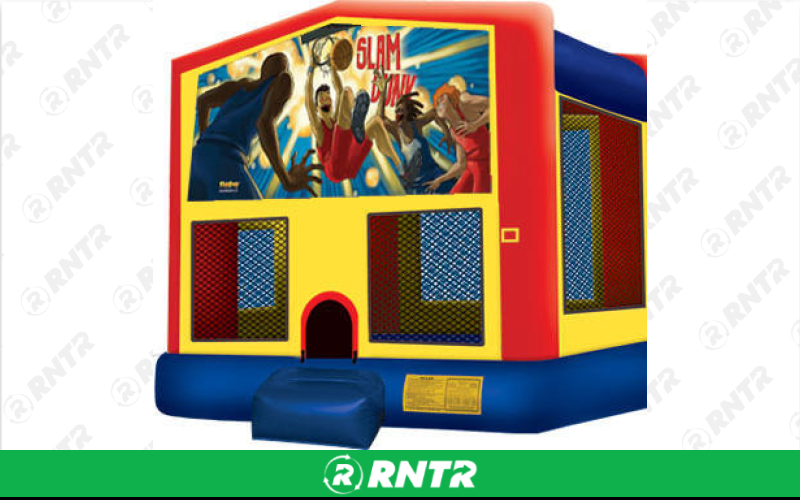 Generic Basketball themed Bounce House (13 x 13 ) – For rent in Vancouver, Washington – Bounce-n-Battle | RNTR.com – Image 1 of 1