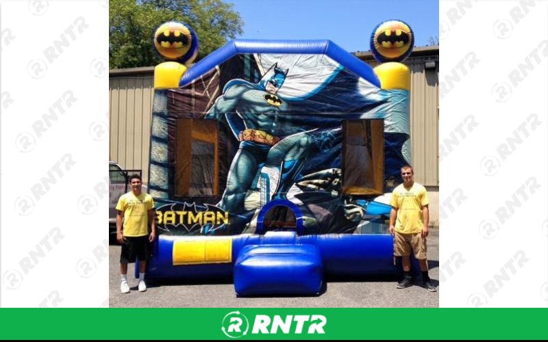 Generic Batman Premium Graphics Combo w/slide and BB hoop – For rent in howell, new-jersey – Mr. Happy Party Rentals | RNTR.com – Image 1