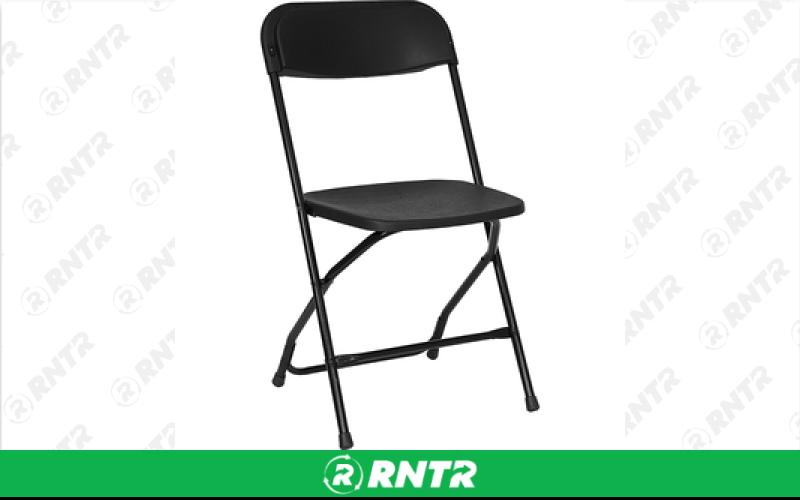 Generic Black folding chairs – For rent in orlando, florida – King of Bounce | RNTR.com – Image 1