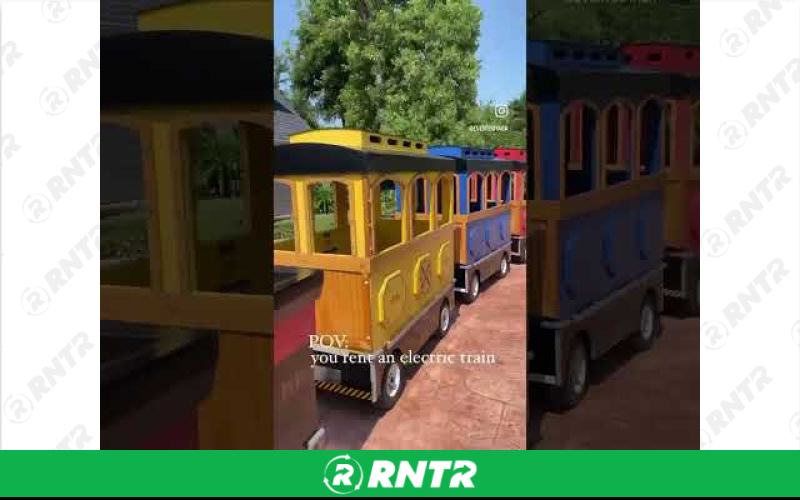 Generic Blue Bonnet Express Electric Trackless Train – For rent in Cypress, Texas – Events By ABA | RNTR.com – Image 2 of 2