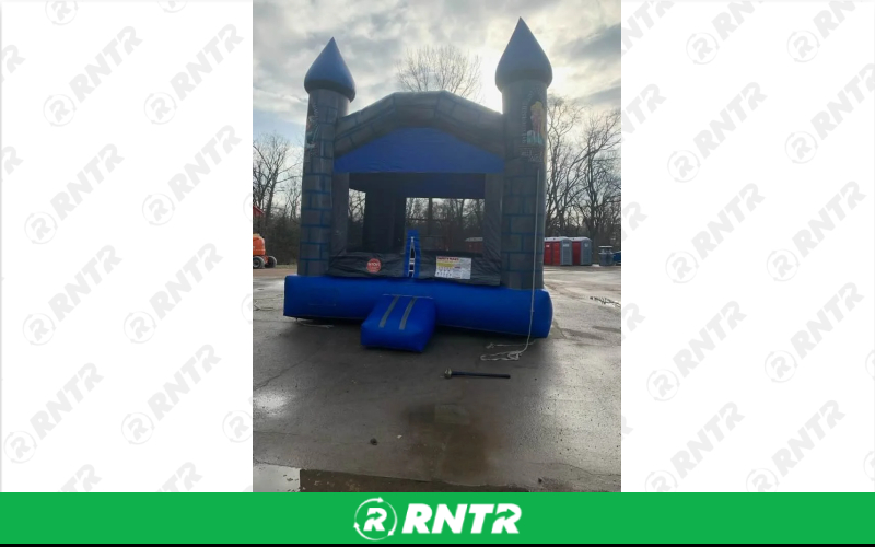 N-Flatables Blue Castle - Bounce House – For rent in hermitage, tennessee – Chief Rental Inc. | RNTR.com – Image 1