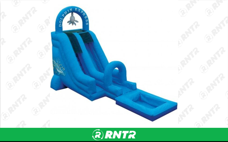 Generic Blue Dolphin Express Wet – For rent in orlando, florida – King of Bounce | RNTR.com – Image 1