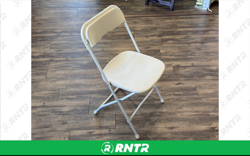Alloyfold Bone Folding Chairs – For rent in lititz, pennsylvania – Tents For Rent LLC | RNTR.com – Image 1