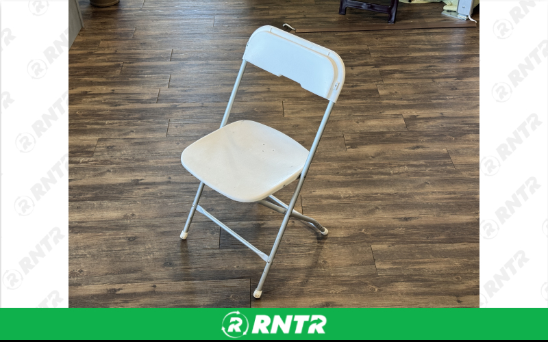 Alloyfold Bone Folding Chairs – For rent in Lititz, Pennsylvania – Tents For Rent LLC | RNTR.com – Image 2 of 3