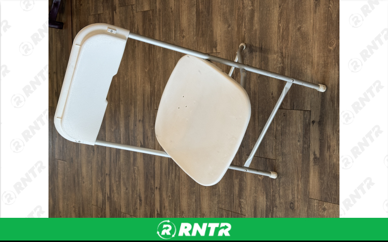 Alloyfold Bone Folding Chairs – For rent in Lititz, Pennsylvania – Tents For Rent LLC | RNTR.com – Image 3 of 3