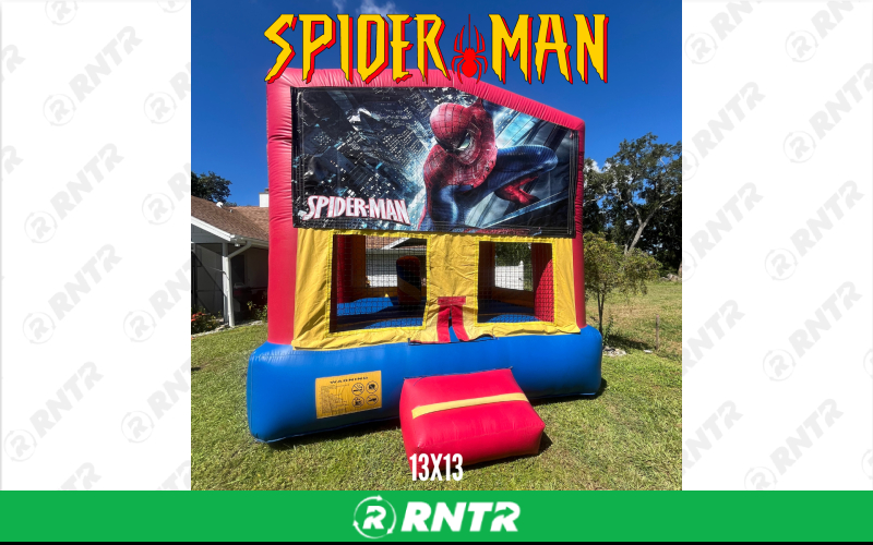 Generic Boy Neutral 13x13 Bounce House - Spiderman – For rent in Sarasota, Florida – Joyland Rentals | RNTR.com – Image 1 of 1