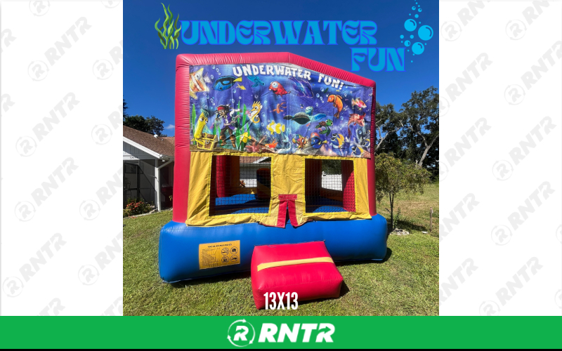 Generic Boy Neutral 13x13 Bounce House - Underwater Fun – For rent in sarasota, florida – Joyland Rentals | RNTR.com – Image 1