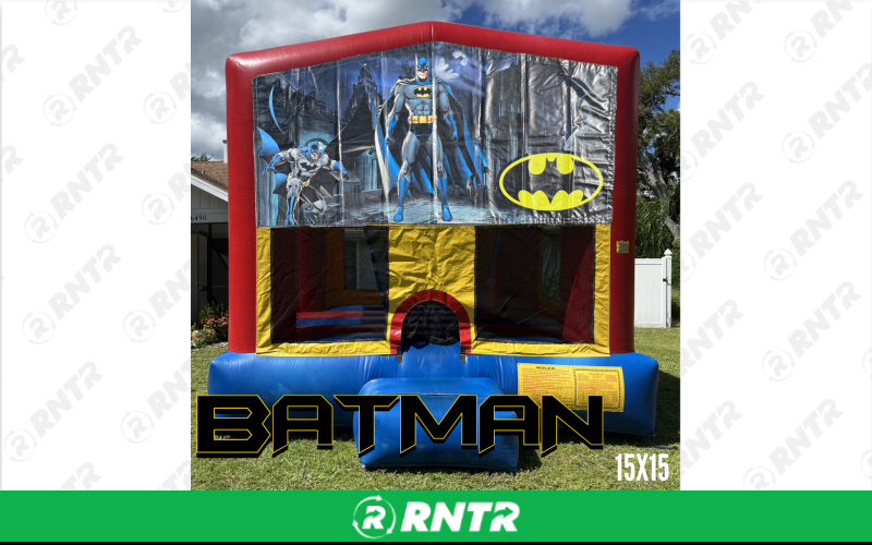 Generic Boy Neutral 15x15 Bounce House - Batman – For rent in Sarasota, Florida – Joyland Rentals | RNTR.com – Image 1 of 1
