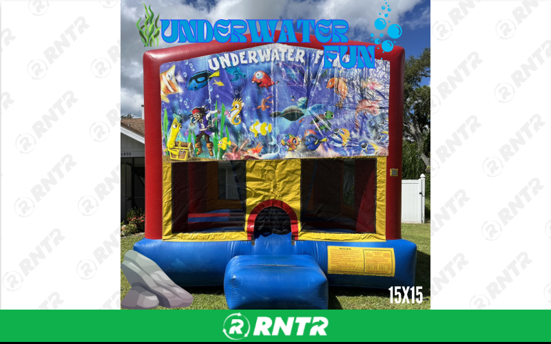 Generic Boy Neutral 15x15 Bounce House - Underwater Fun – For rent in Sarasota, Florida – Joyland Rentals | RNTR.com – Image 1 of 1