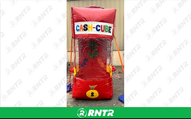 Generic Cash Cube - 1 or 2 players – For rent in Howell, New Jersey – Mr. Happy Party Rentals | RNTR.com – Image 2 of 3