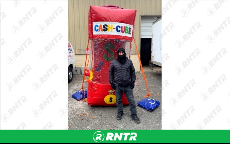 Generic Cash Cube - 1 or 2 players – For rent in Howell, New Jersey – Mr. Happy Party Rentals | RNTR.com – Image 3 of 3