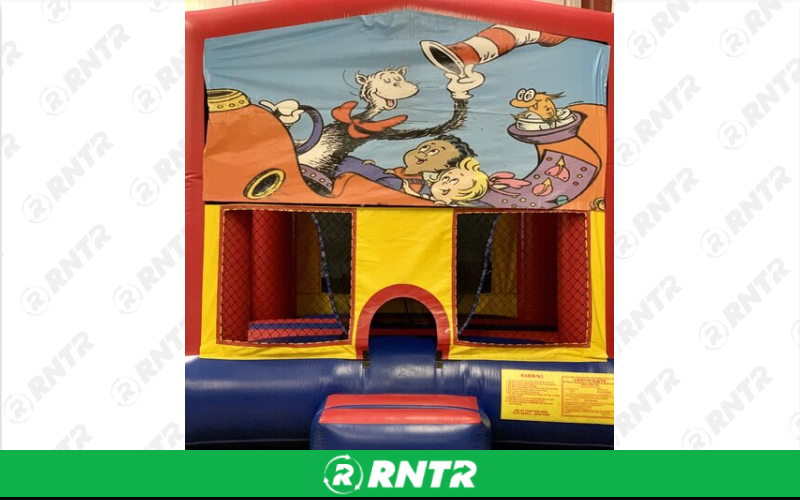 Generic Cat in the Hat Banner – For rent in mangonia-park, florida – kids bounce 4 fun | RNTR.com – Image 1