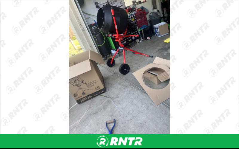 bauer  cement mixer – For rent in lemoore, california – slightly sloped seamless raingutters  | RNTR.com – Image 1