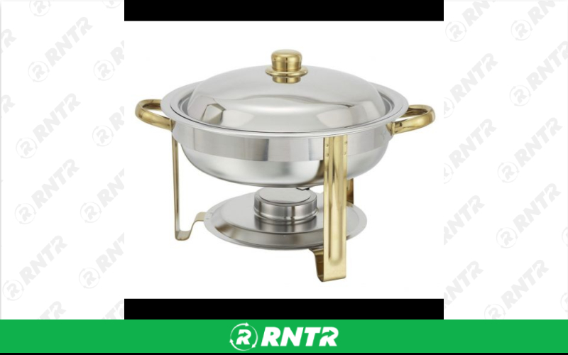 Generic Chafing Dish- Gold accents -  round – For rent in lilburn, georgia – JVC's Party Rentals & Event Hall | RNTR.com – Image 1