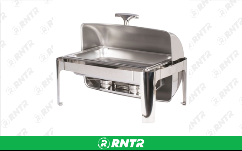 Generic Chafing Dish- Rectangle Roll-Top – For rent in Lilburn, Georgia – JVC's Party Rentals & Event Hall | RNTR.com – Image 2 of 3