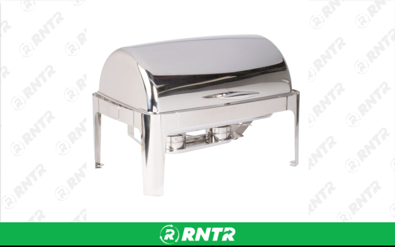 Generic Chafing Dish- Rectangle Roll-Top – For rent in Lilburn, Georgia – JVC's Party Rentals & Event Hall | RNTR.com – Image 3 of 3