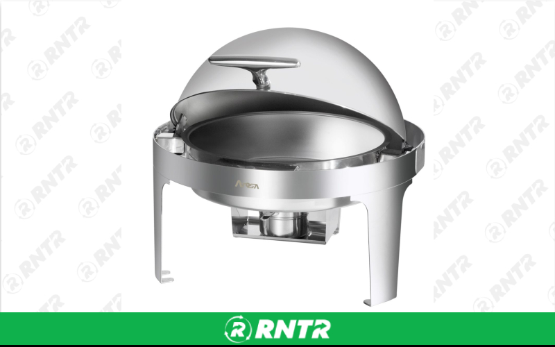 Generic Chafing Dish- Round Roll-Top – For rent in Lilburn, Georgia – JVC's Party Rentals & Event Hall | RNTR.com – Image 2 of 2