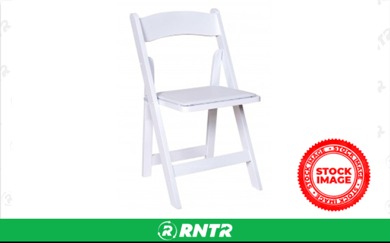 Generic CHAIR - WHITE PADDED – For rent in conway, south-carolina – Conway Rental Center | RNTR.com – Image 1