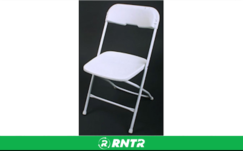 Generic CHAIR * WHITE FOLDING *** – For rent in bayonne, new-jersey – Resnicks Party Rental | RNTR.com – Image 1