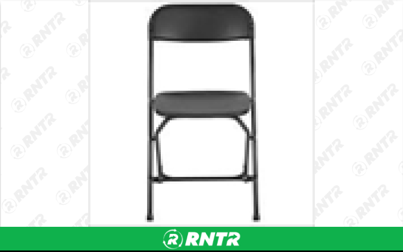 Generic CHAIRS - Folding BLACK – For rent in Princeton, Minnesota – Princeton Rental  | RNTR.com – Image 1 of 1