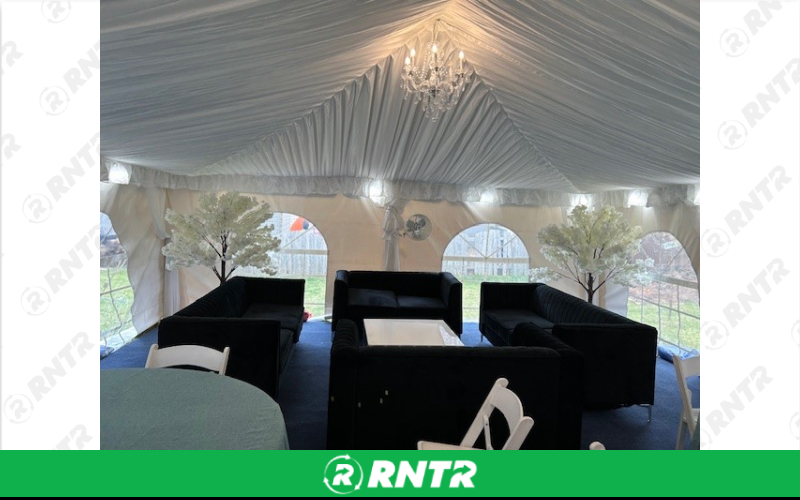 Generic Chandeliers -  6 bulb – For rent in howell, new-jersey – Mr. Happy Party Rentals | RNTR.com – Image 1