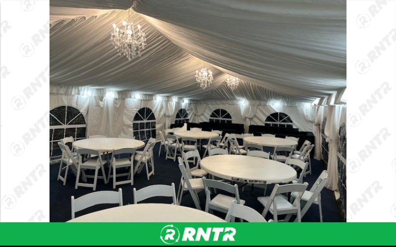 Generic Chandeliers -  6 bulb – For rent in Howell, New Jersey – Mr. Happy Party Rentals | RNTR.com – Image 2 of 3