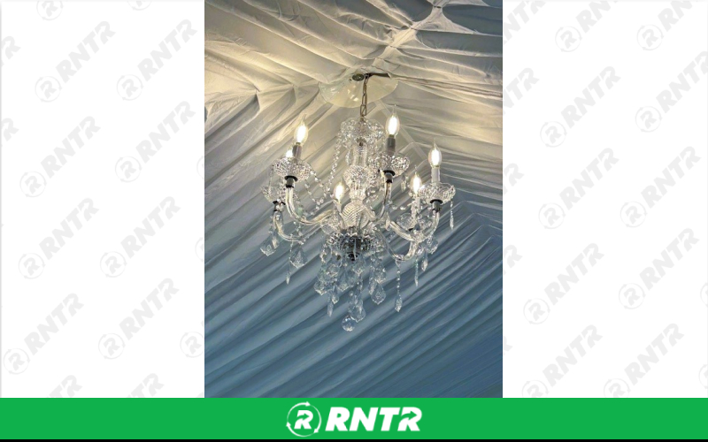 Generic Chandeliers -  6 bulb – For rent in Howell, New Jersey – Mr. Happy Party Rentals | RNTR.com – Image 3 of 3