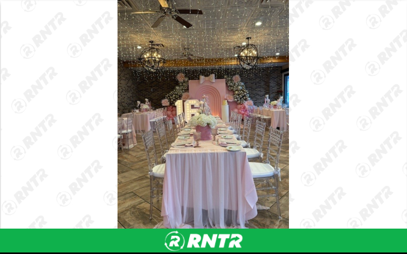 Generic Clear Chiavari Ballroom Chair w/Cushion – For rent in Howell, New Jersey – Mr. Happy Party Rentals | RNTR.com – Image 2 of 3