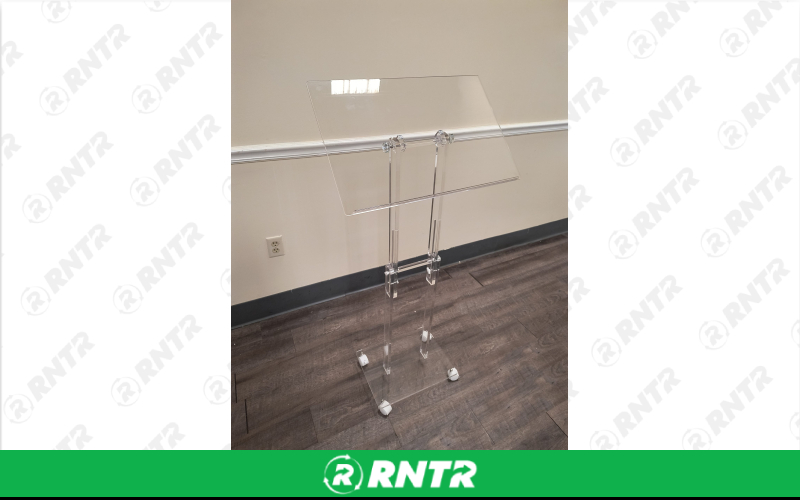 Generic Clear Podium – For rent in Lilburn, Georgia – JVC's Party Rentals & Event Hall | RNTR.com – Image 2 of 2