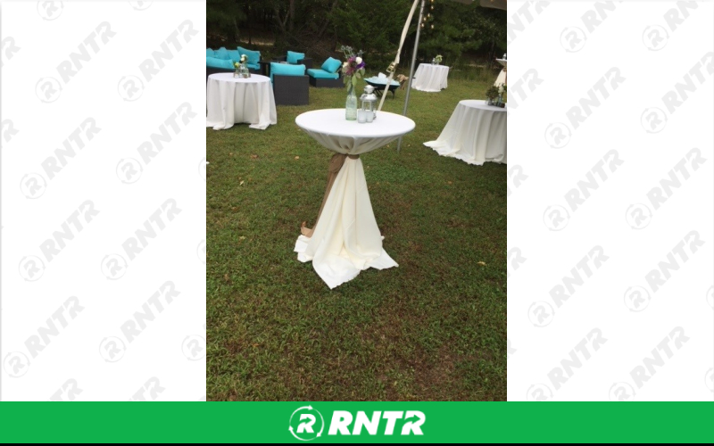 Generic Cocktail Tablecloths 132" (Sash NOT included -  may order separately) – For rent in howell, new-jersey – Mr. Happy Party Rentals | RNTR.com – Image 1