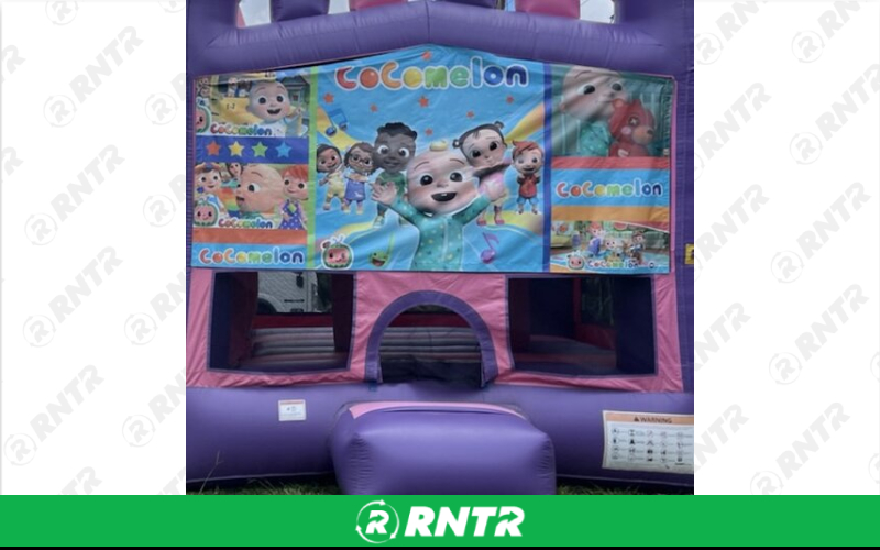 Generic CoCo Melon banner – For rent in mangonia-park, florida – kids bounce 4 fun | RNTR.com – Image 1