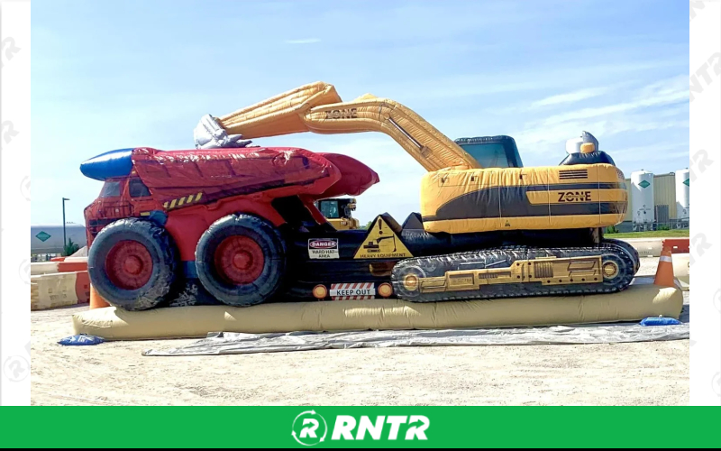 N-Flatables Construction Zone Inflatable Obstacle Course – For rent in hermitage, tennessee – Chief Rental Inc. | RNTR.com – Image 1