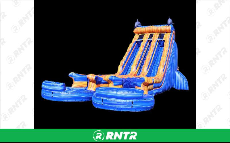 Generic Cool Breeze Double Lane Water Slide – For rent in Sachse, Texas – Fun Times Party Rental | RNTR.com – Image 3 of 3