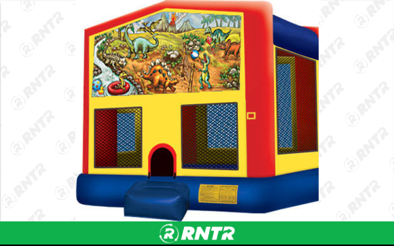 Generic Dinosaur Bounce House (13 x 13) – For rent in Vancouver, Washington – Bounce-n-Battle | RNTR.com – Image 1 of 1