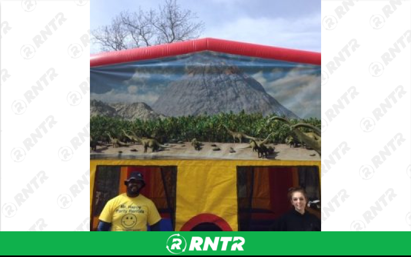 Generic Dinosaurs Bounce House – For rent in howell, new-jersey – Mr. Happy Party Rentals | RNTR.com – Image 1