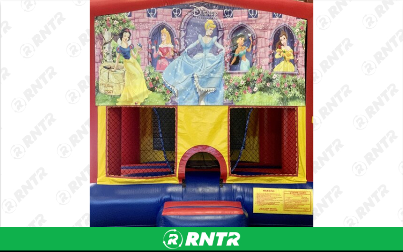 Generic Disney Princess banner – For rent in mangonia-park, florida – kids bounce 4 fun | RNTR.com – Image 1
