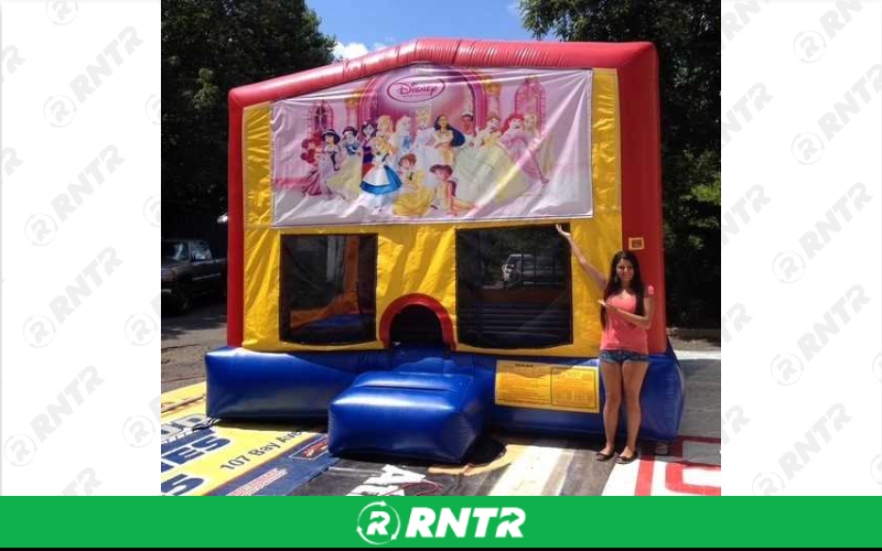 Generic Disney Princesses Combo w/slide and BB hoop – For rent in howell, new-jersey – Mr. Happy Party Rentals | RNTR.com – Image 1