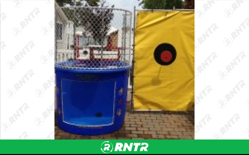 Generic Dunk Tank -  Blue – For rent in howell, new-jersey – Mr. Happy Party Rentals | RNTR.com – Image 1