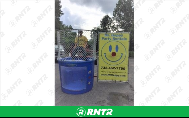 Generic Dunk Tank -  Orange – For rent in howell, new-jersey – Mr. Happy Party Rentals | RNTR.com – Image 1