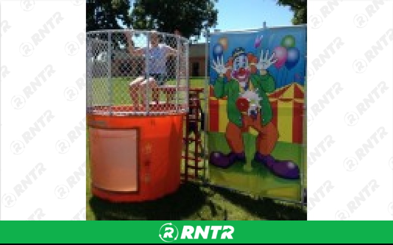 Generic Dunk Tank -  Orange – For rent in Howell, New Jersey – Mr. Happy Party Rentals | RNTR.com – Image 2 of 3
