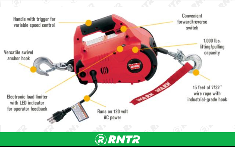 WARN ELECTRIC WINCH 1000 LB CAP – For rent in Edmonds, Washington – Miller\\\'s Equipment and Rent-All inc. | RNTR.com – Image 2 of 3