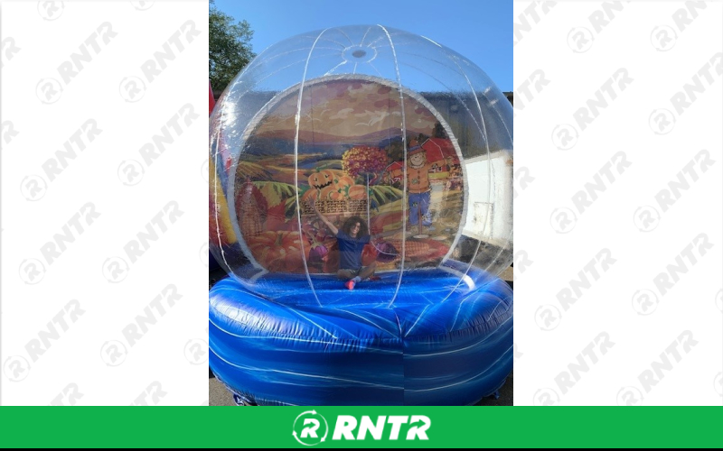 Generic Fall Festival Snow Globe with attendant – For rent in howell, new-jersey – Mr. Happy Party Rentals | RNTR.com – Image 1