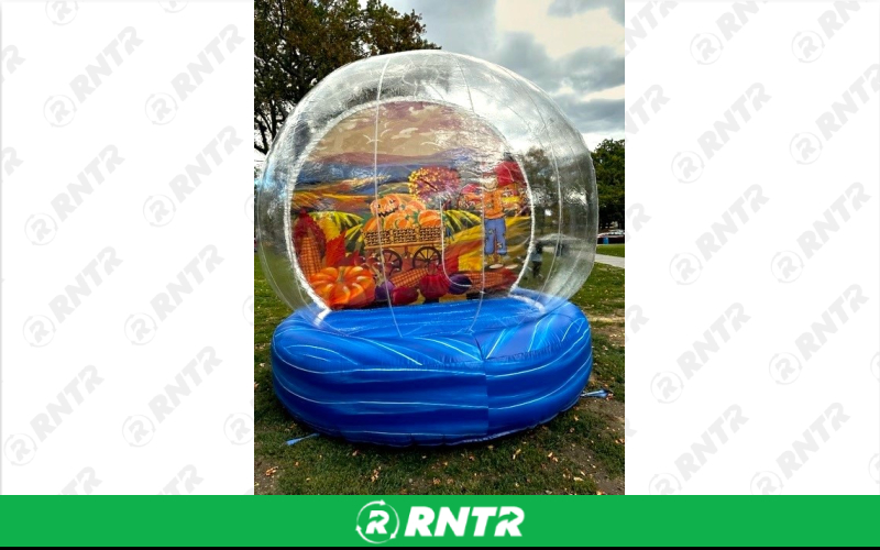 Generic Fall Festival Snow Globe with attendant – For rent in Howell, New Jersey – Mr. Happy Party Rentals | RNTR.com – Image 2 of 2